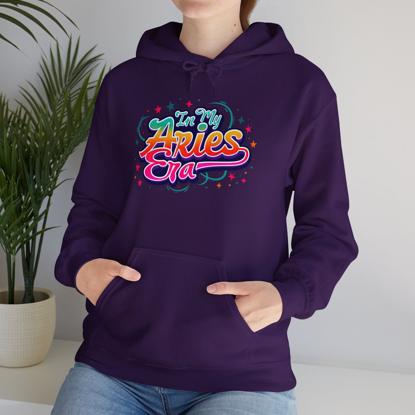 I’m In My Aries Era Hoodie | Bold Retro Zodiac Sweatshirt | Astrology Gift for Fire Signs | Cozy Aries Apparel | Horoscope Pullover for Star Sign Queens