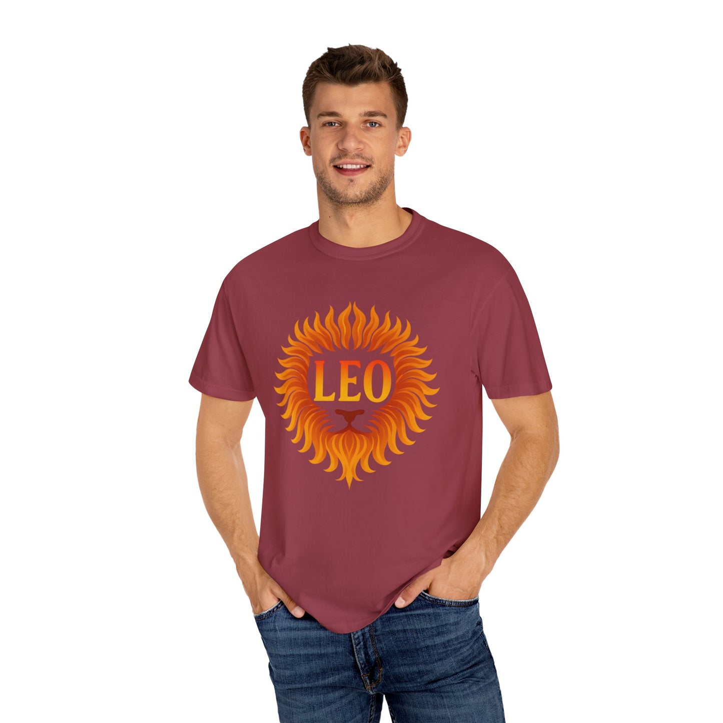 Leo Lion Flame Mane Tee - Vibrant Radiance