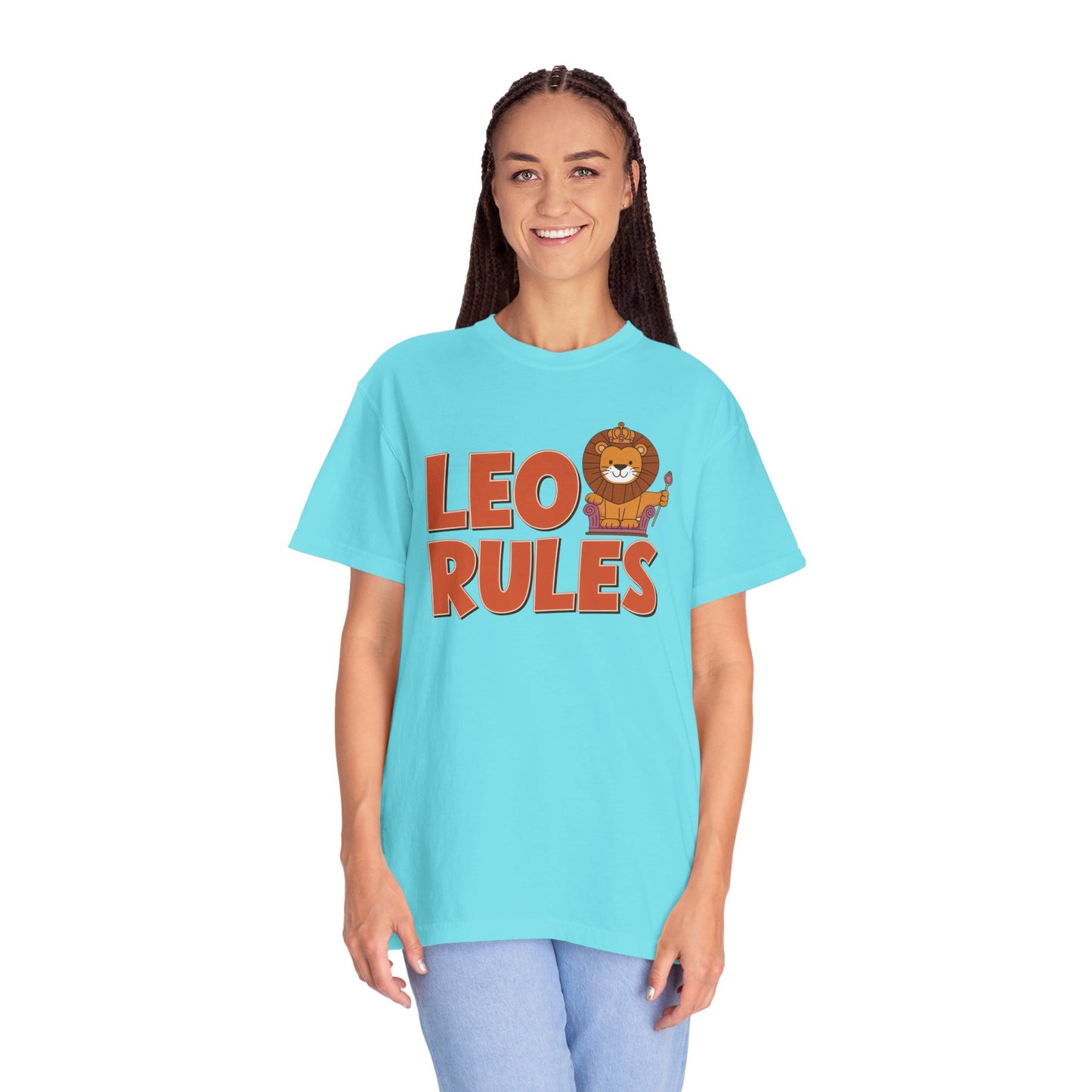 Leo Rules Tee – Funny Zodiac Shirt