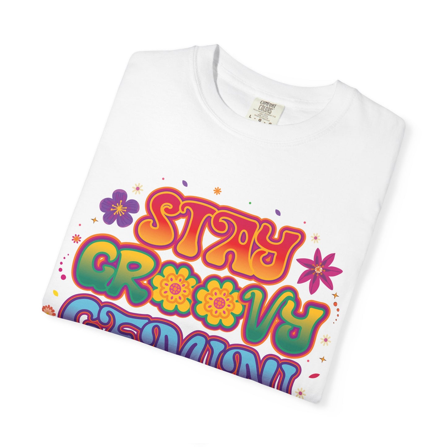 Stay Groovy Gemini – Flower Power Retro Zodiac Tee