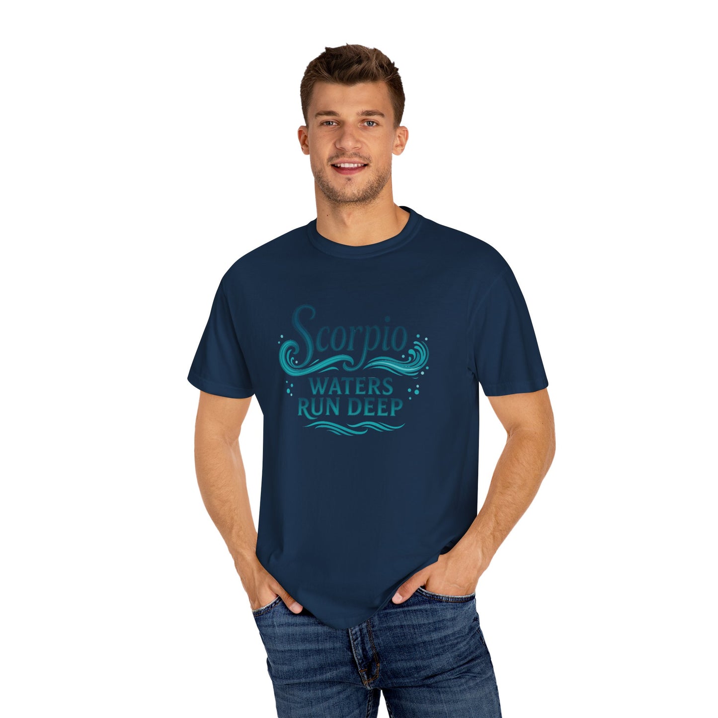 Scorpio Waters Run Deep – Colorful Tee Zodiac Shirt