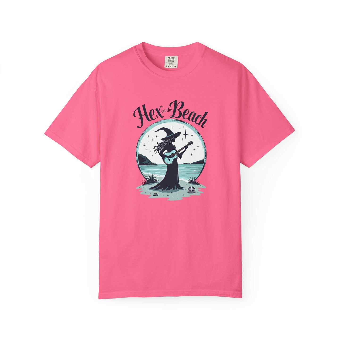 Hex on the Beach - Funny Witch Guitar Tee