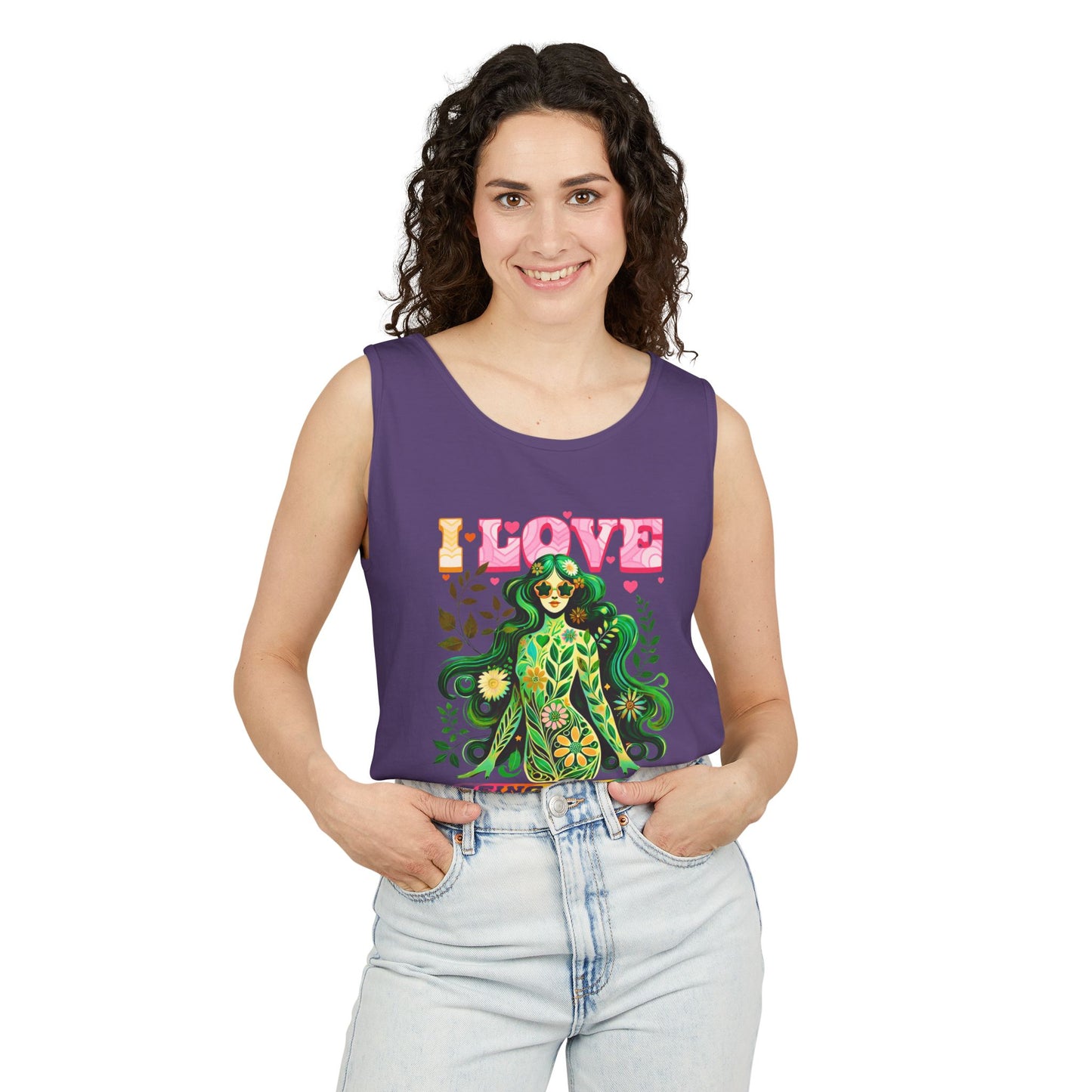 I Love Being Me - Colorful Retro Affirmation Tank (Unisex)