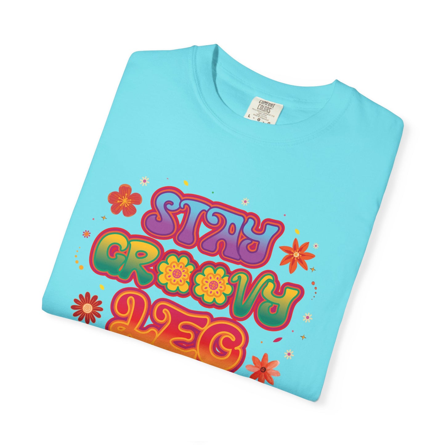 Stay Groovy Leo β Retro Zodiac Flower Power Tee