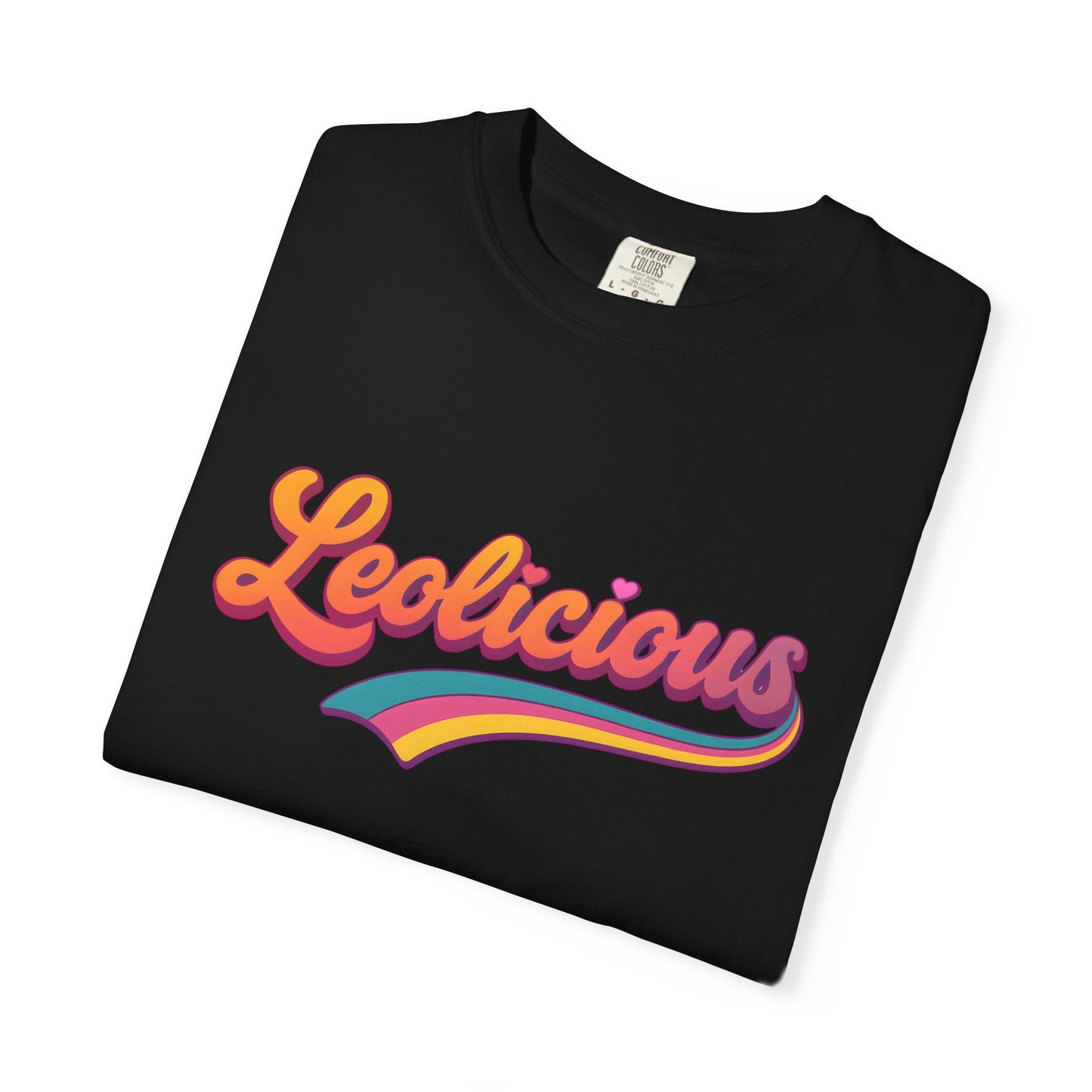 Leolicious β Retro Groovy Leo Zodiac Tee