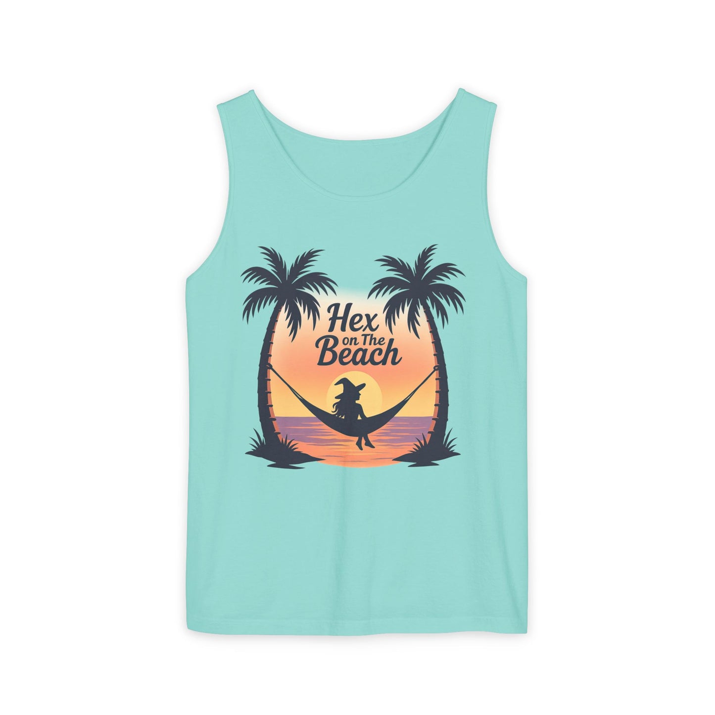 Hex on the Beach Tank – Wicked Retro Witchcore Shirt