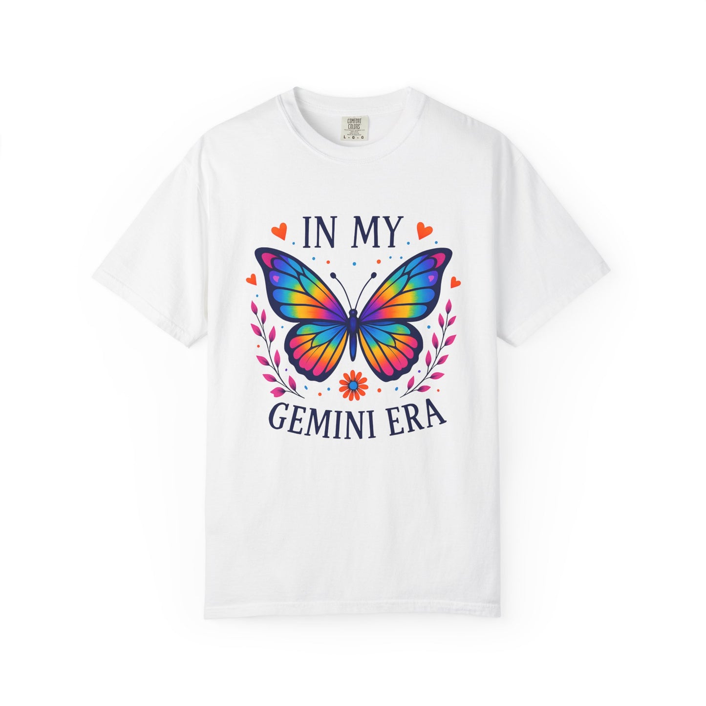 In My Gemini Era - Rainbow Butterfly Zodiac Tee