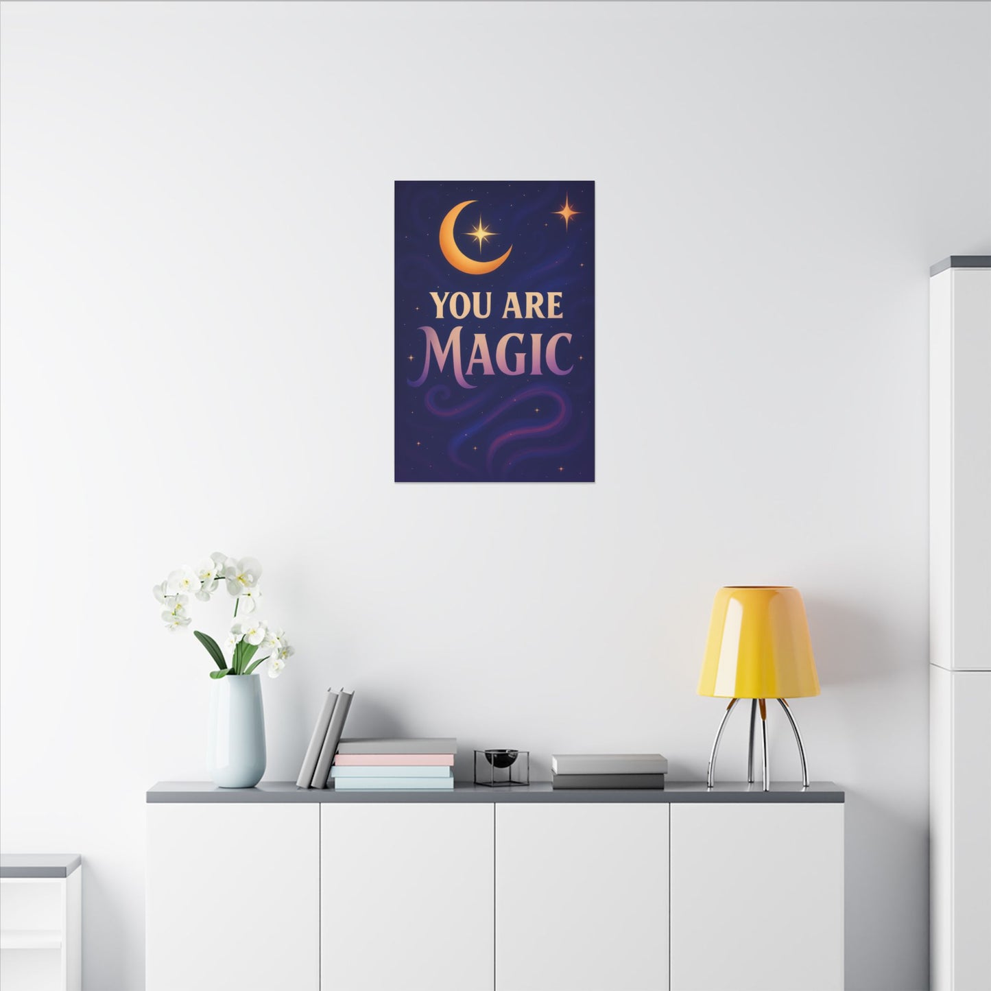 You Are Magic – Moon & Star Affirmation Wall Art