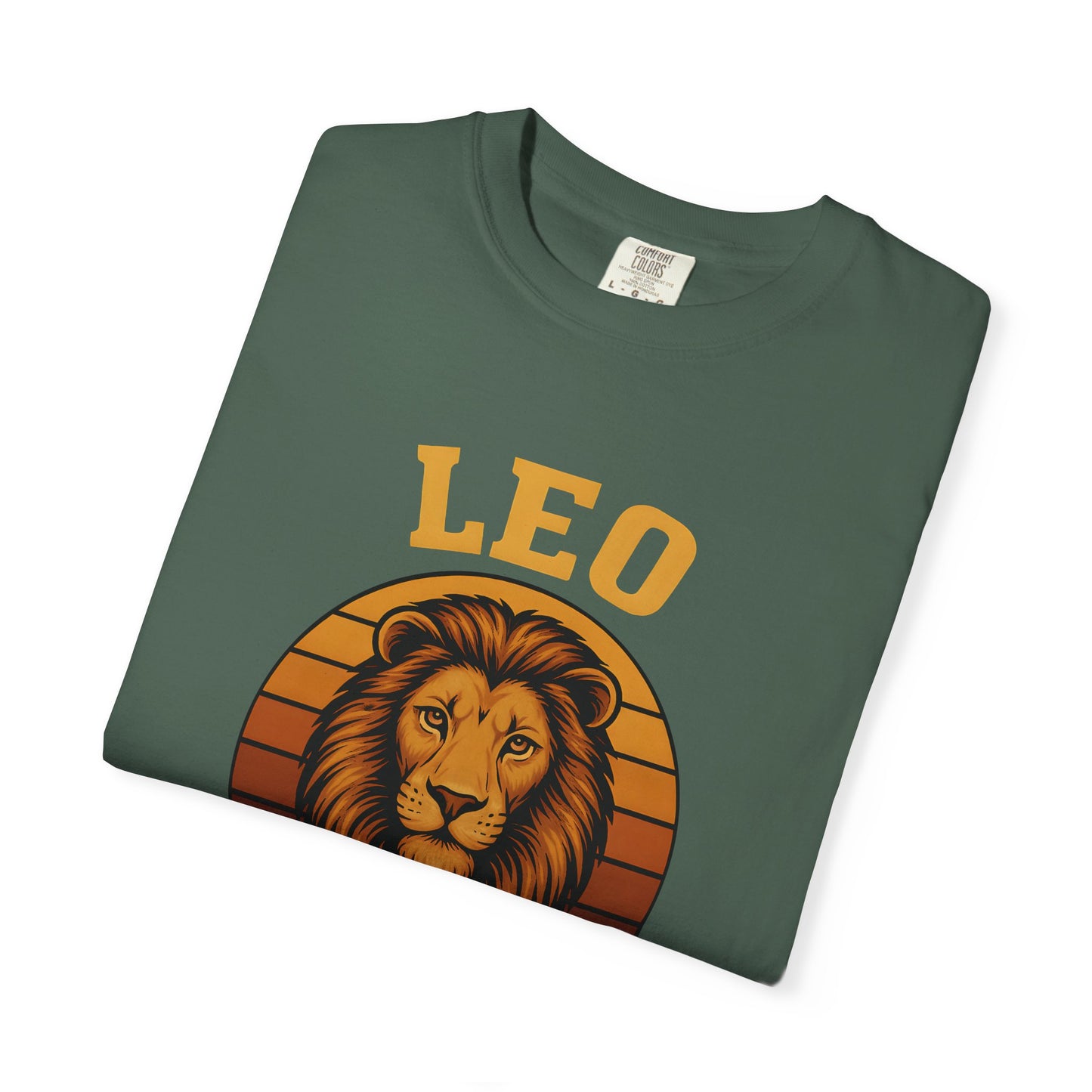 Leo Rules – Vintage Sunset Zodiac Tee