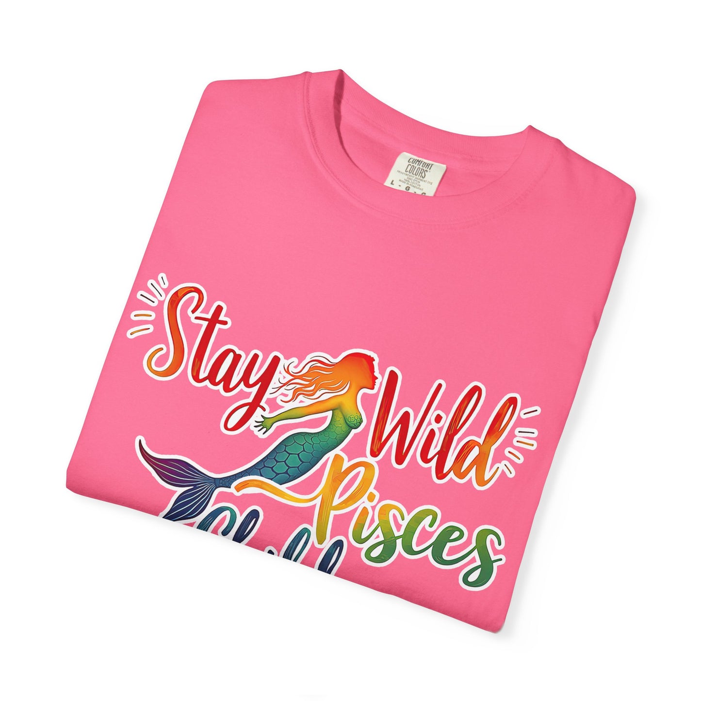 Stay Wild Pisces Child Tee β Colorful Mermaid Zodiac Shirt