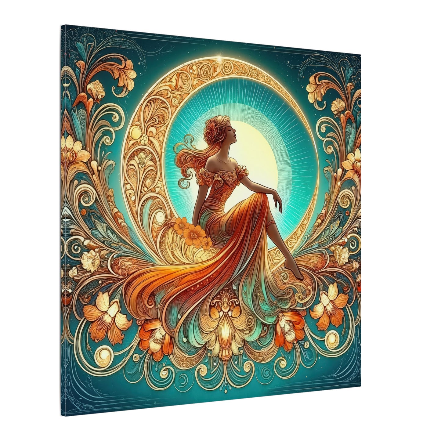 Rising Star - Glamorous Goddess Art Nouveau Wall Art