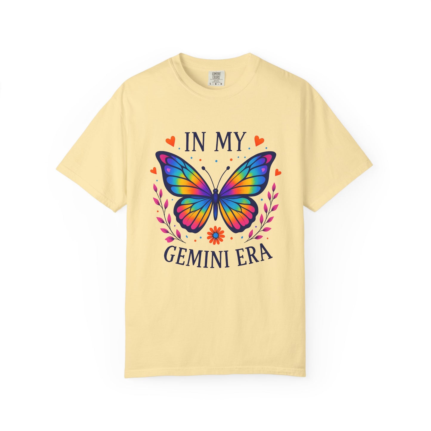 In My Gemini Era - Rainbow Butterfly Zodiac Tee