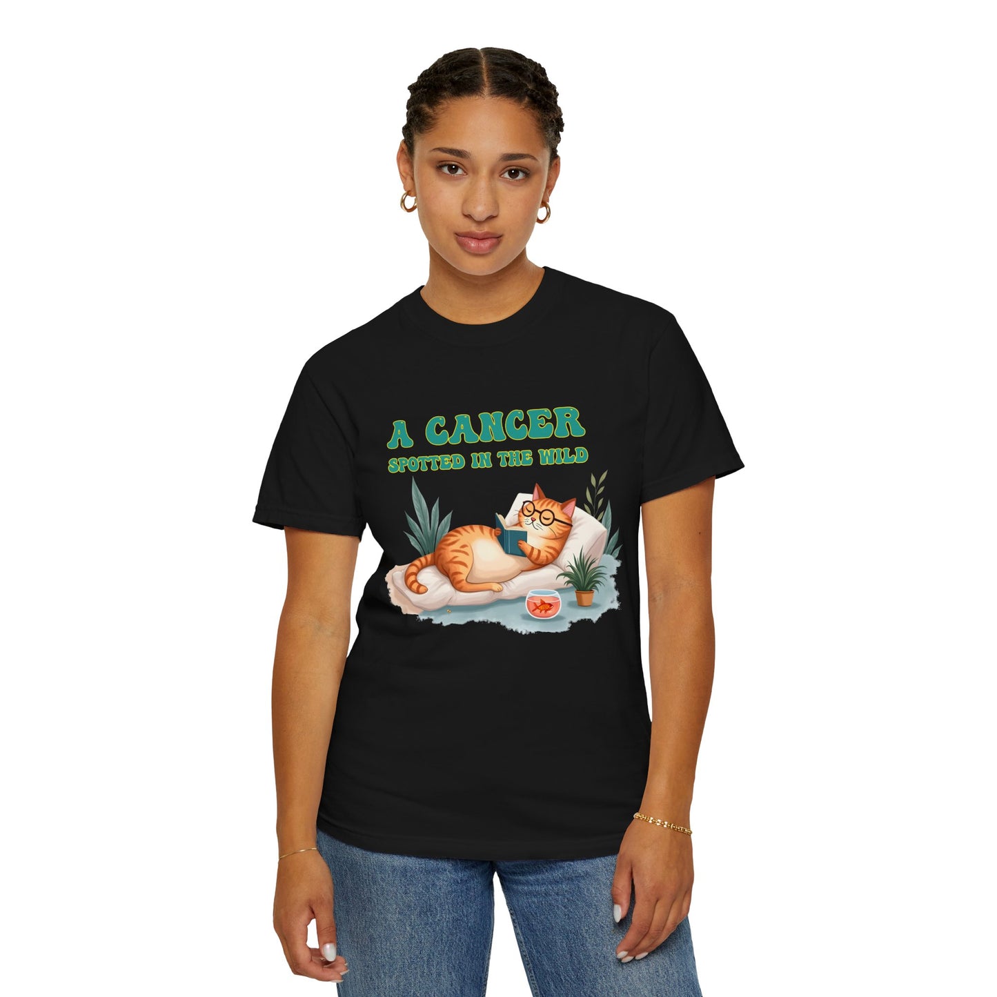 A Cancer Spotted in the Wild – Funny Zodiac Cat Tee