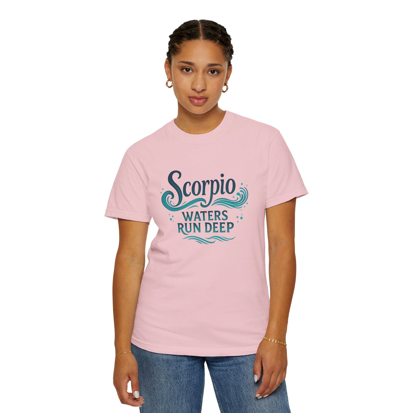 Scorpio Waters Run Deep – Colorful Tee Zodiac Shirt