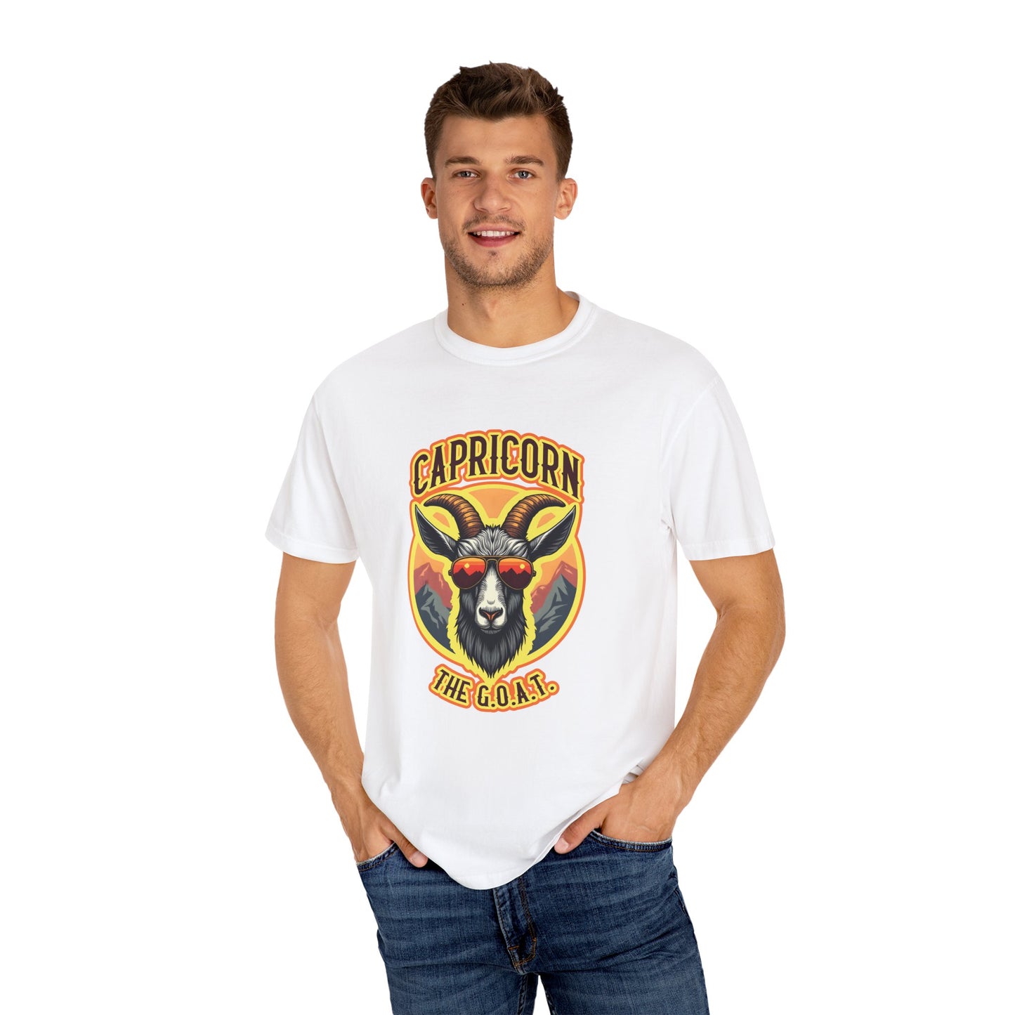 Capricorn The G.O.A.T – Mountain Majesty Zodiac Tee