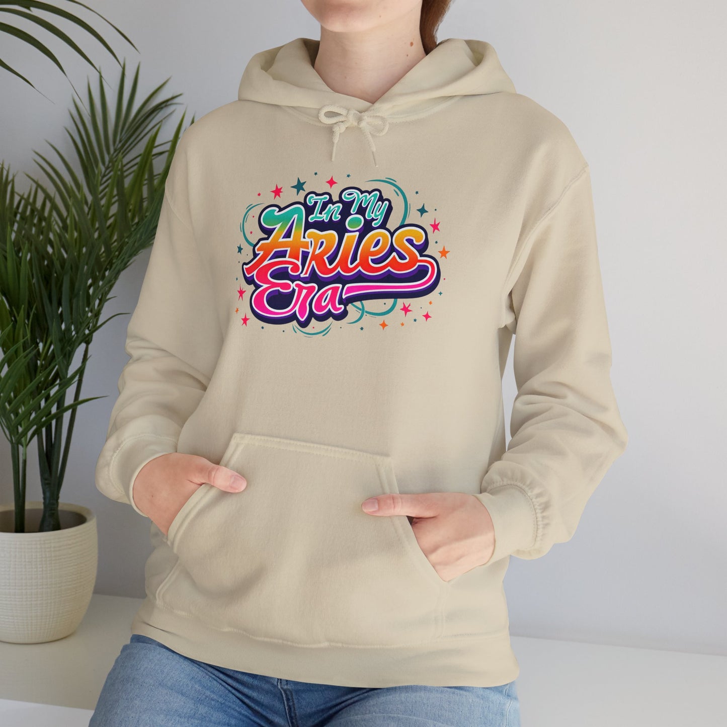 I’m In My Aries Era Hoodie | Bold Retro Zodiac Sweatshirt | Astrology Gift for Fire Signs | Cozy Aries Apparel | Horoscope Pullover for Star Sign Queens