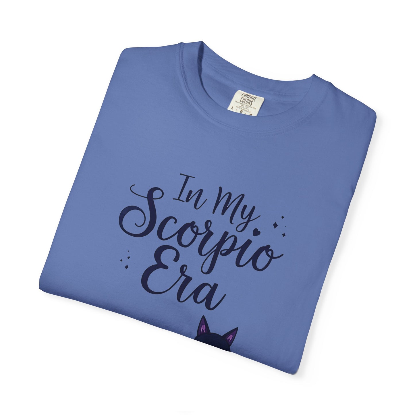 In My Scorpio Era – Mystical Black Cat Tee for the Zodiac Baddie