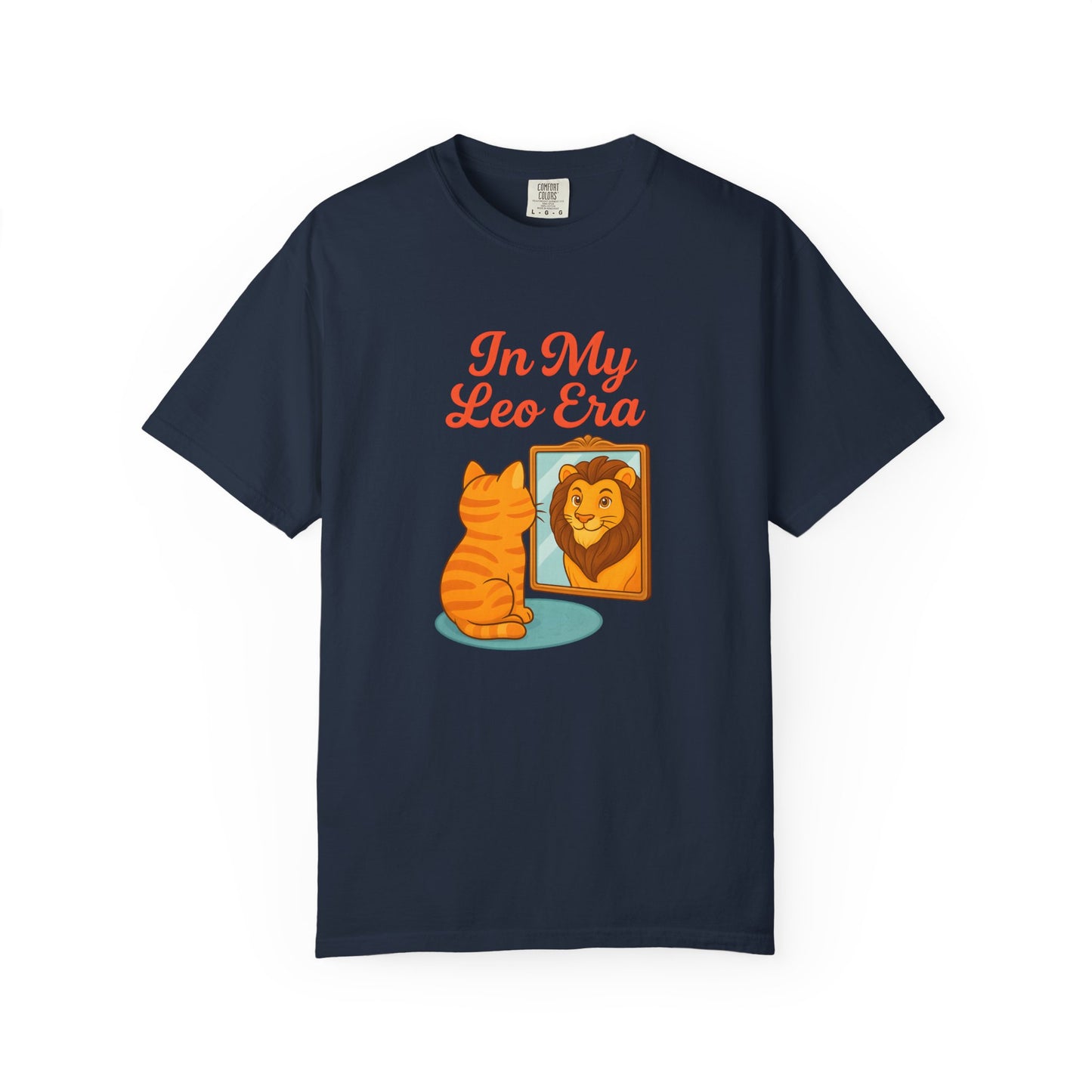 In My Leo Era - Funny Cat and Lion Mirror Tee