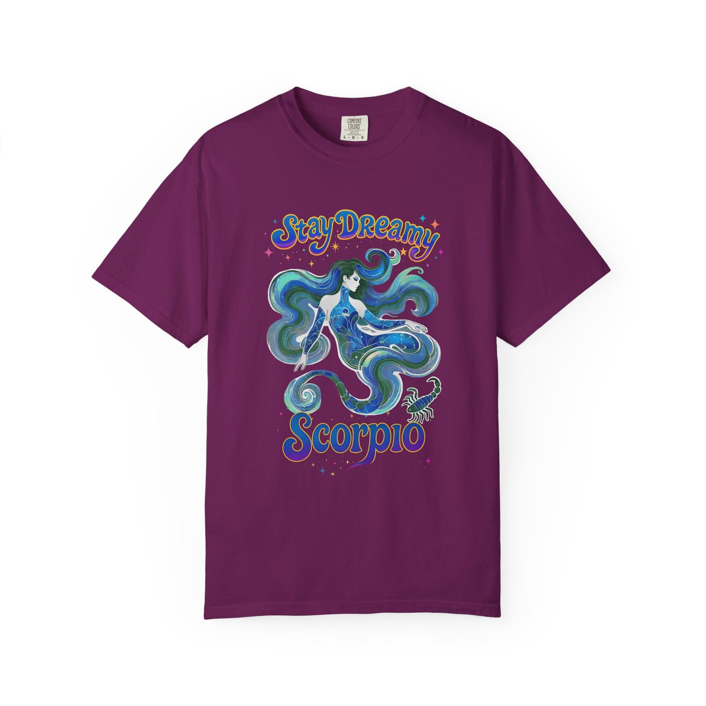 Stay Dreamy Scorpio – Mystical Mermaid Tee for the Celestial Siren