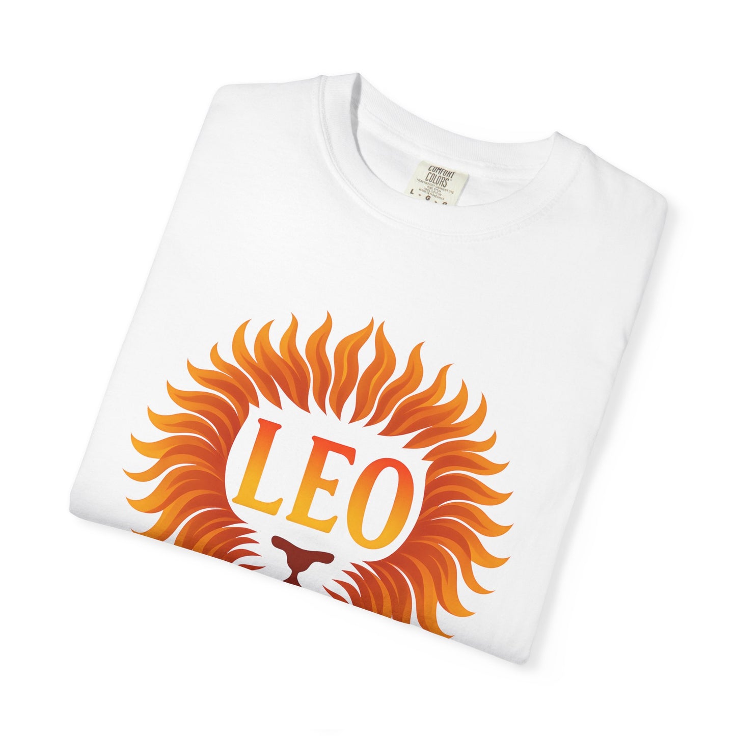 Leo Lion Flame Mane Tee - Vibrant Radiance