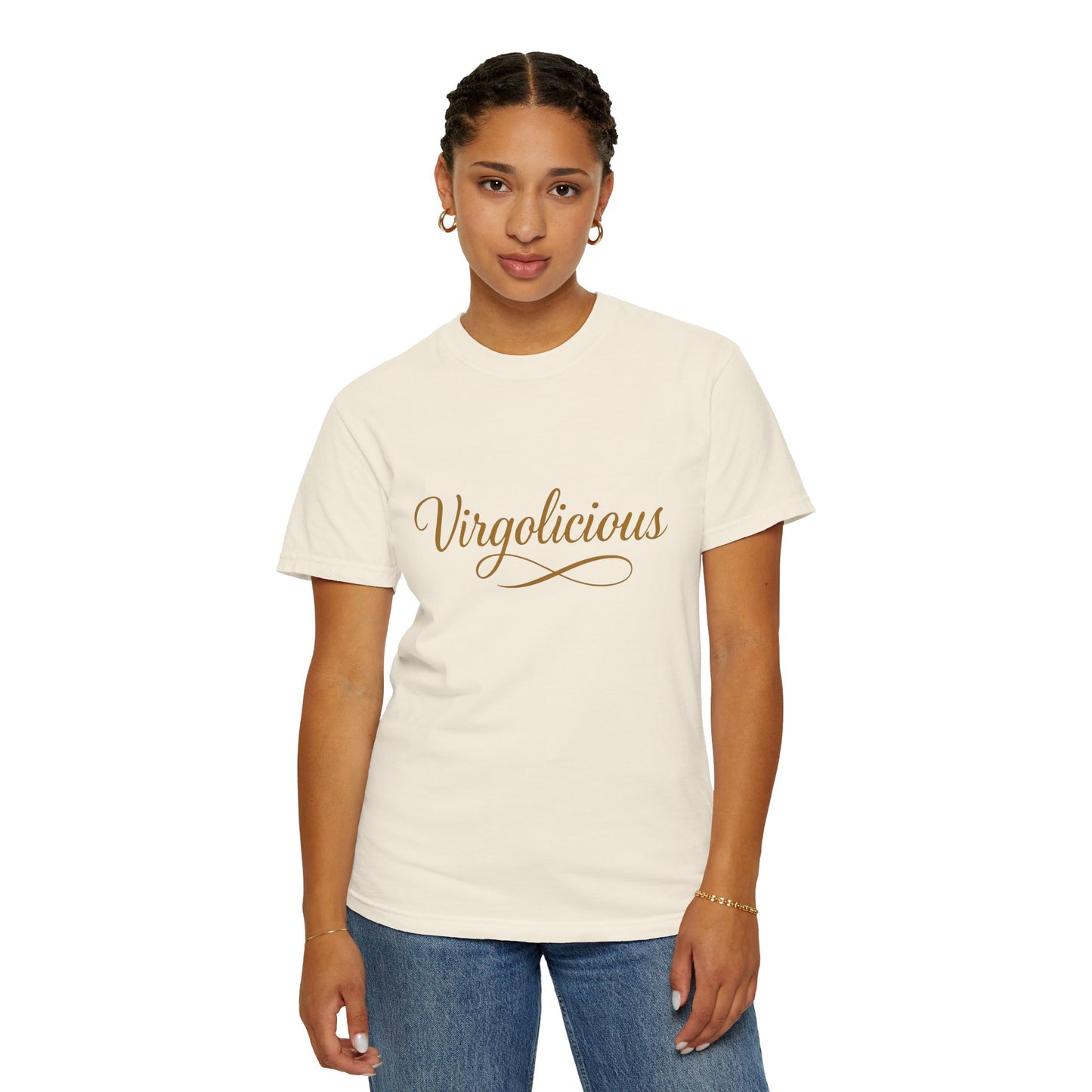 Virgolicious – Retro Script Virgo Tee