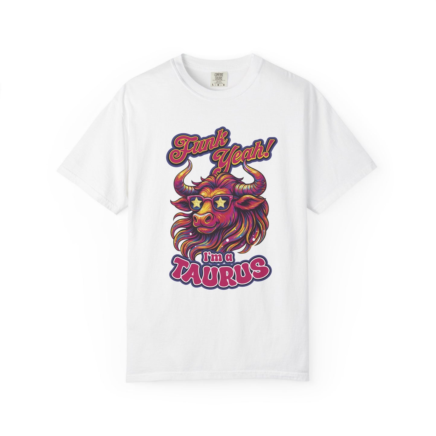 Funk Yeah I’m a Taurus Retro Tee – Multicolor Zodiac Shirt