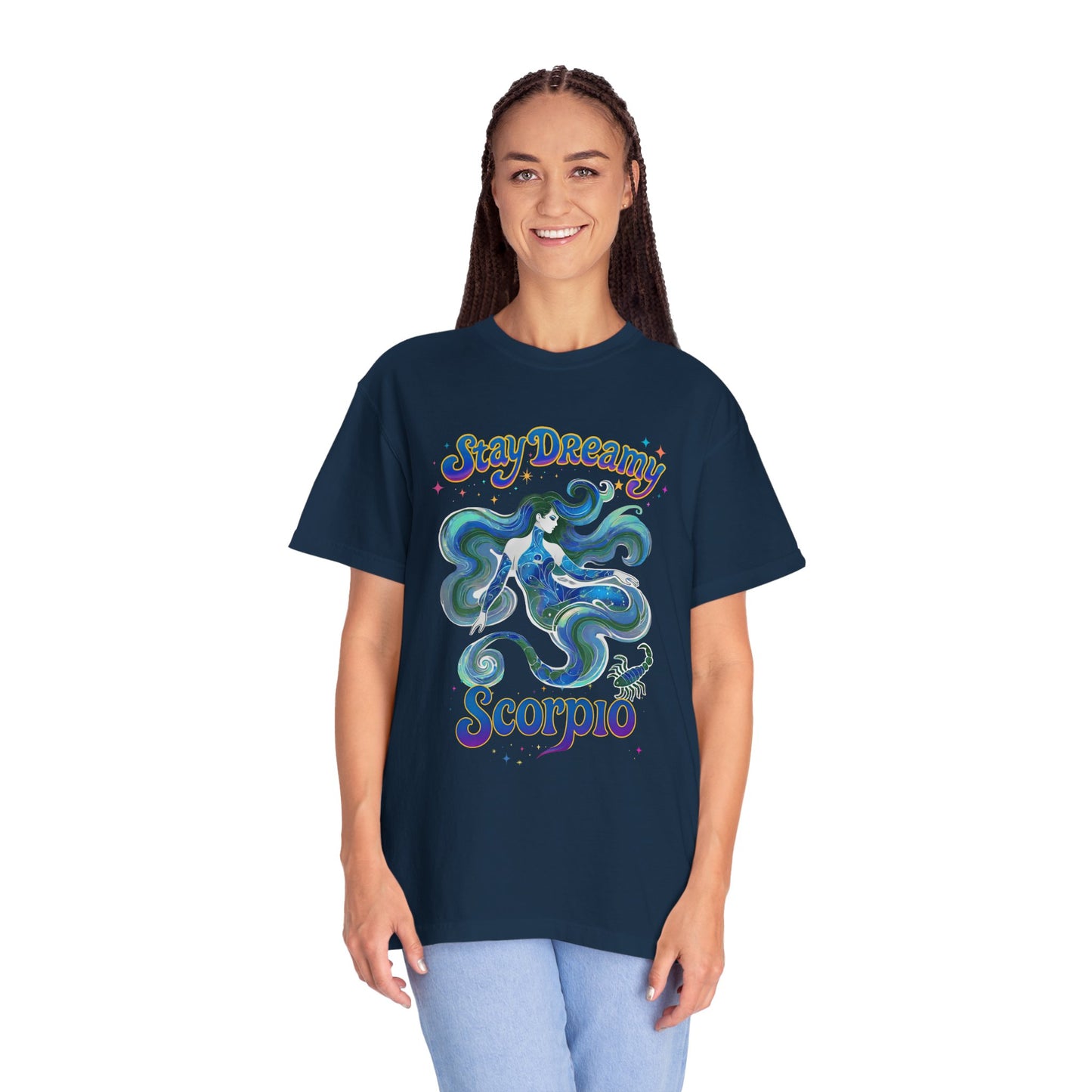 Stay Dreamy Scorpio – Mystical Mermaid Tee for the Celestial Siren