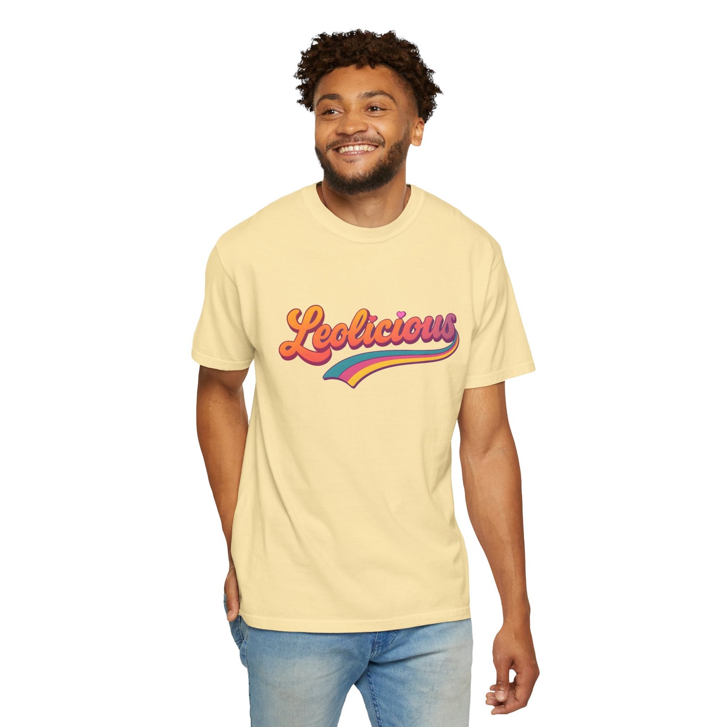 Leolicious β Retro Groovy Leo Zodiac Tee
