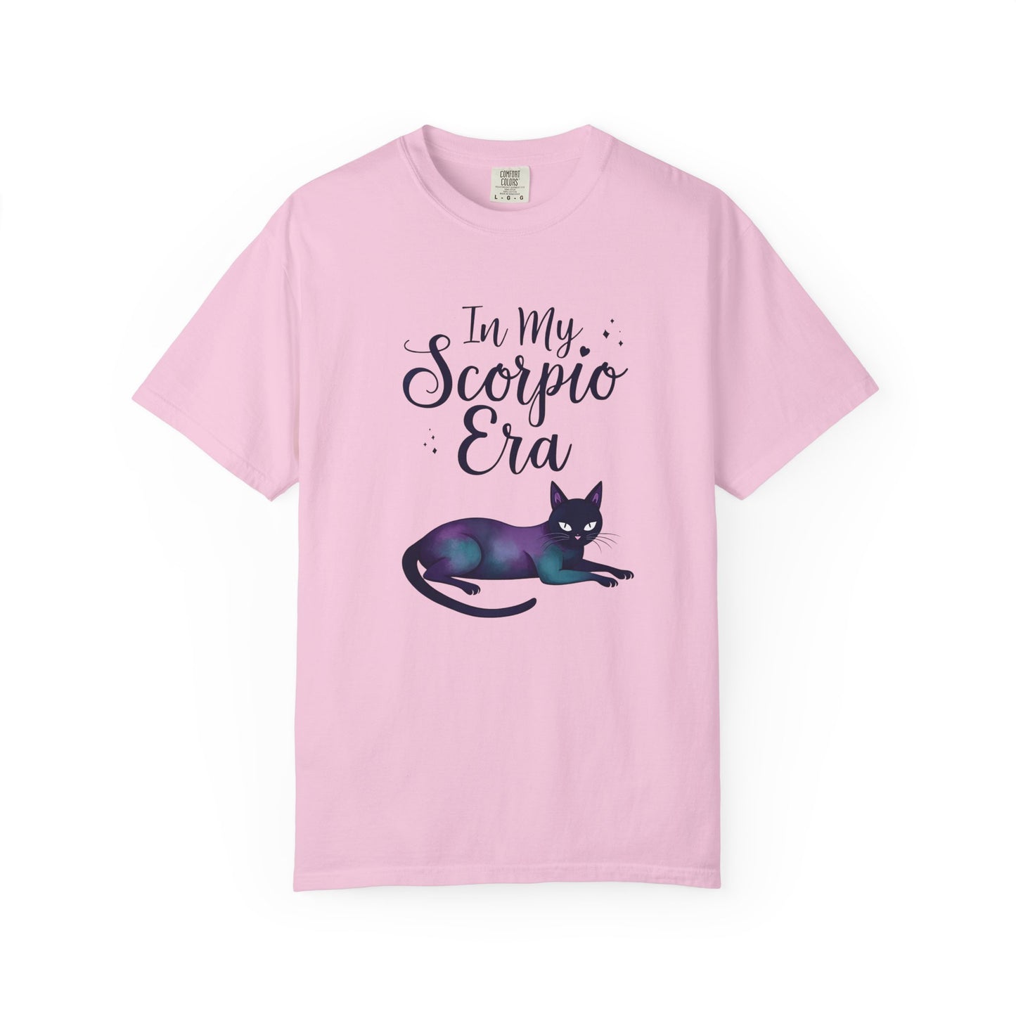 In My Scorpio Era – Mystical Black Cat Tee for the Zodiac Baddie
