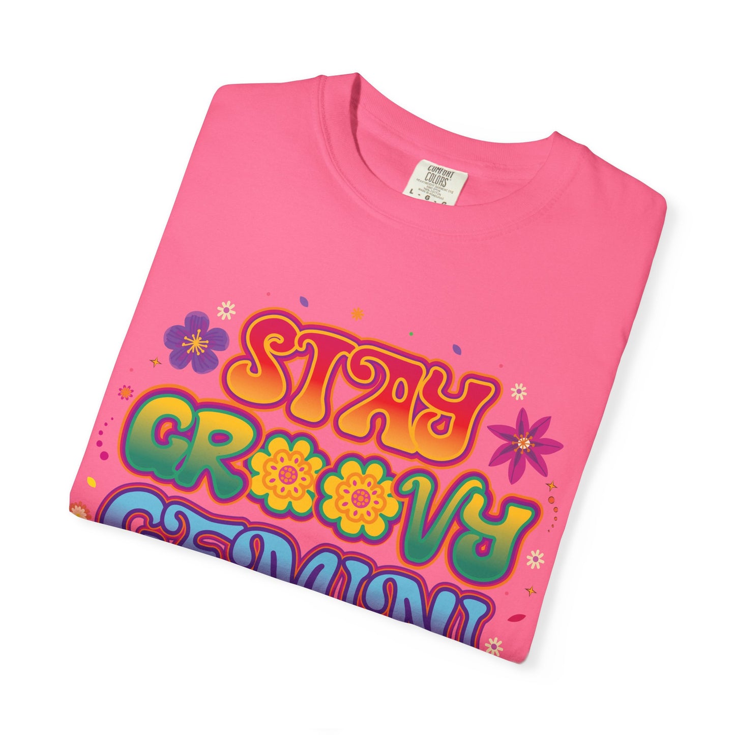 Stay Groovy Gemini – Flower Power Retro Zodiac Tee