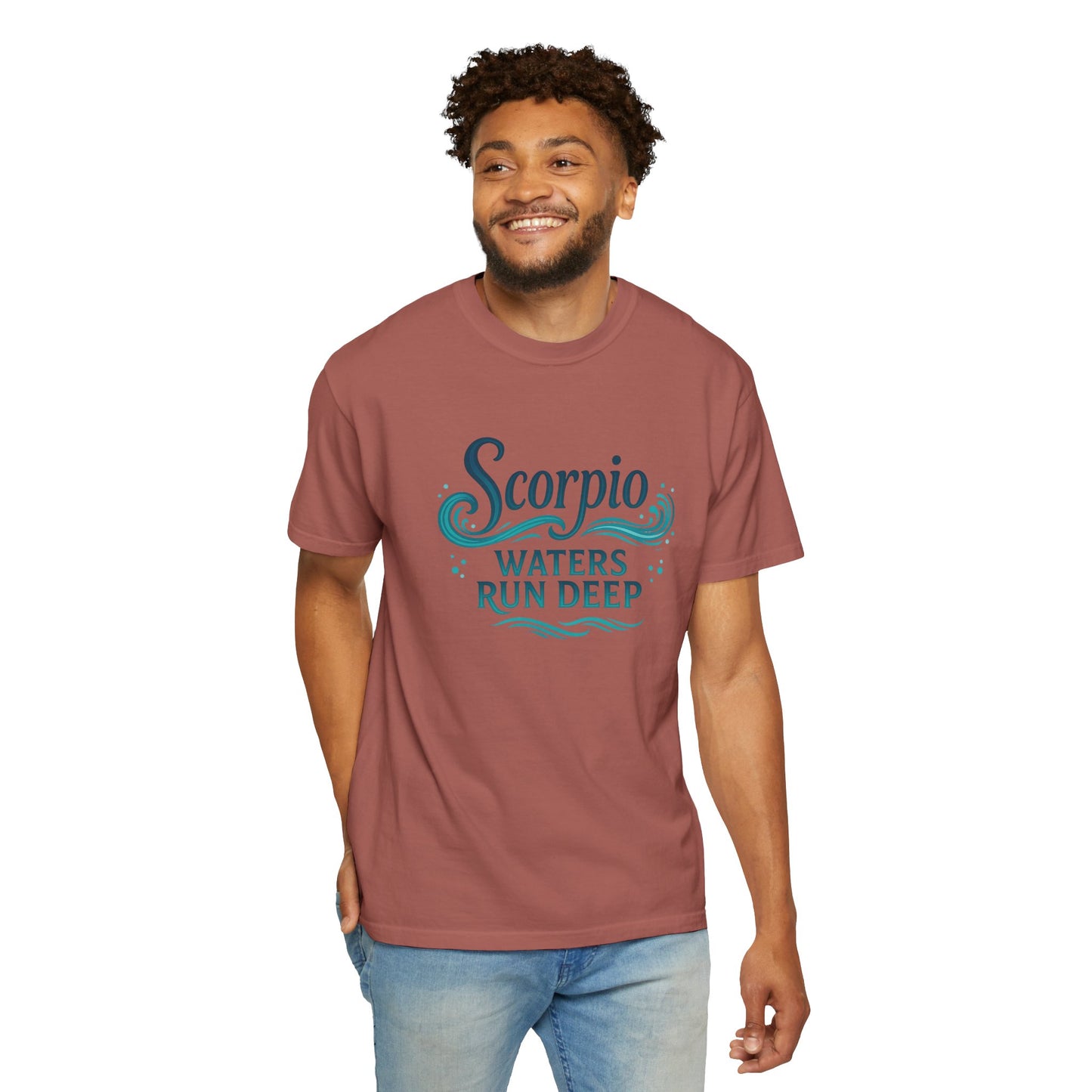 Scorpio Waters Run Deep – Colorful Tee Zodiac Shirt
