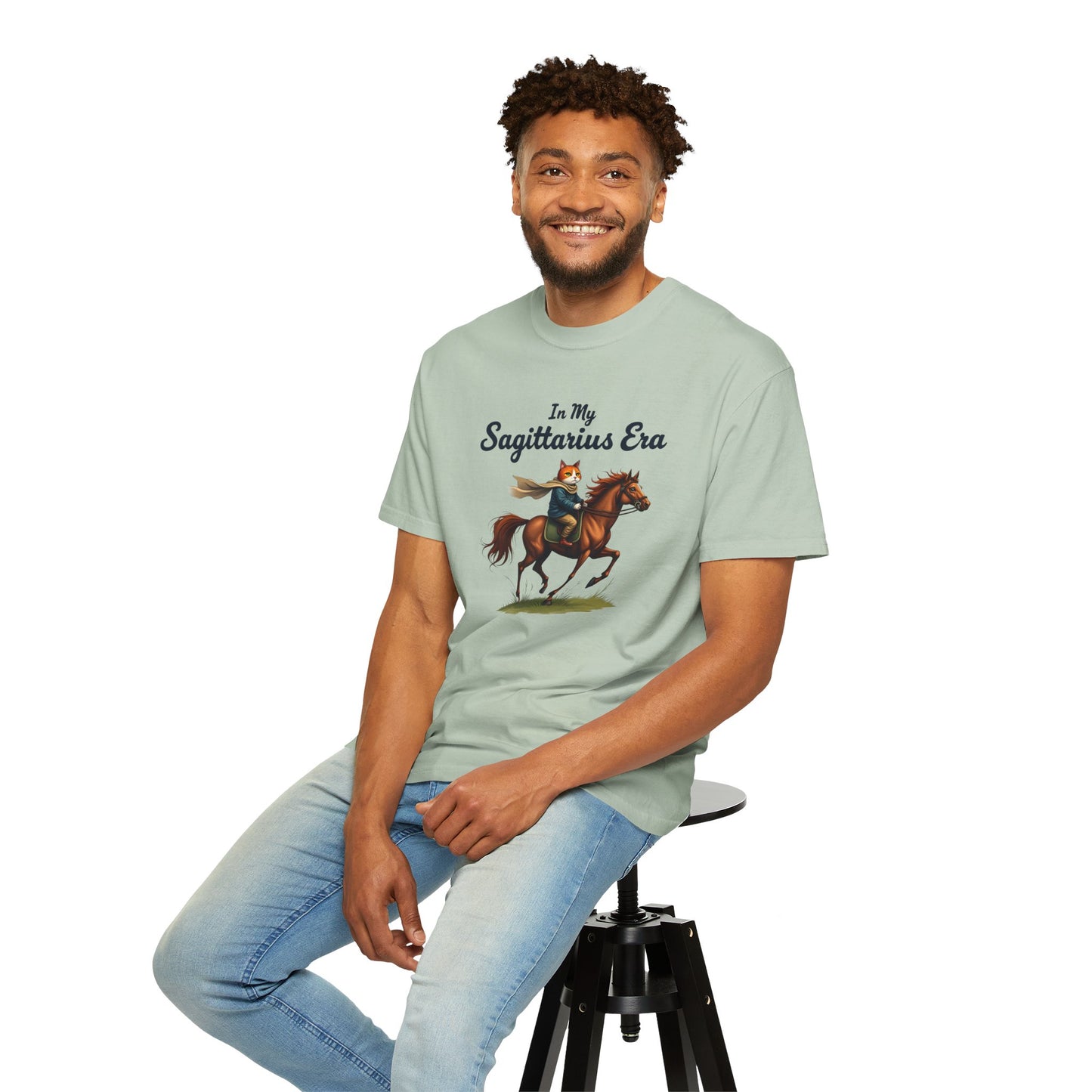 In My Sagittarius Era – Funny Free-Spirited Rider Tee