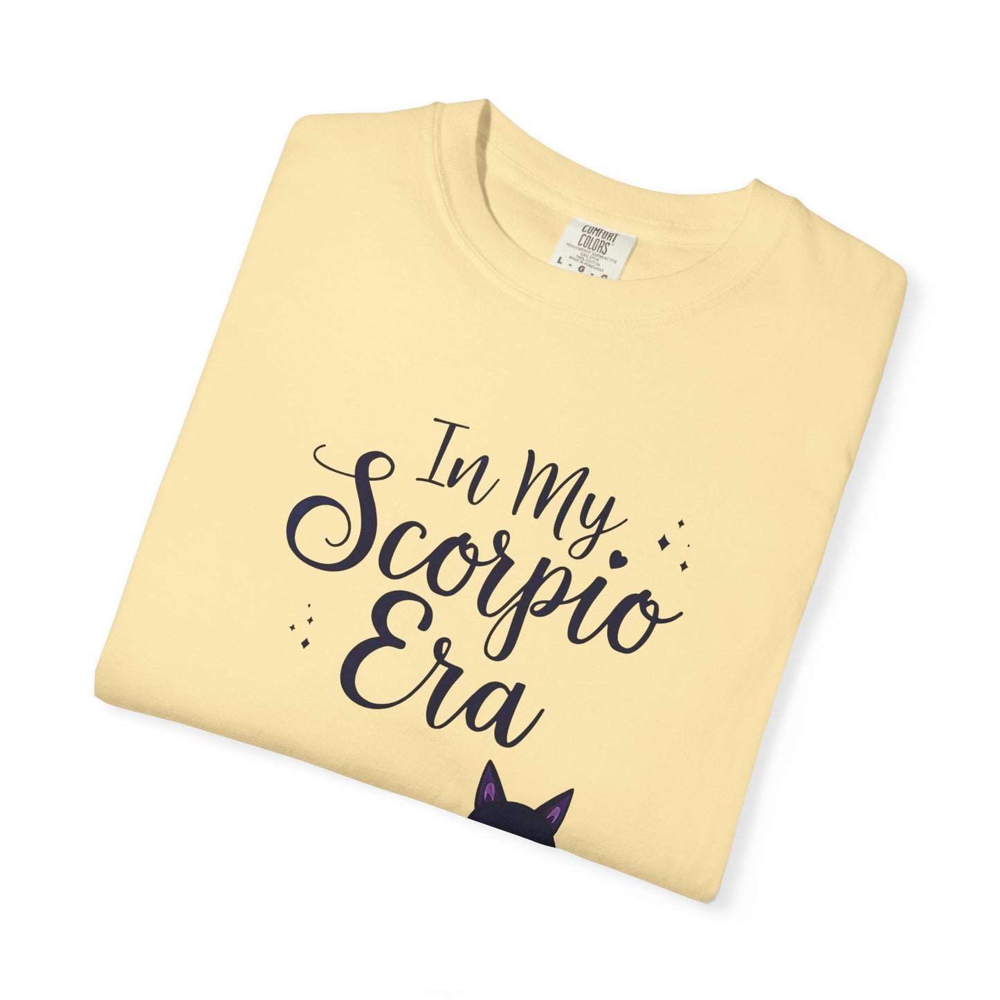 In My Scorpio Era – Mystical Black Cat Tee for the Zodiac Baddie