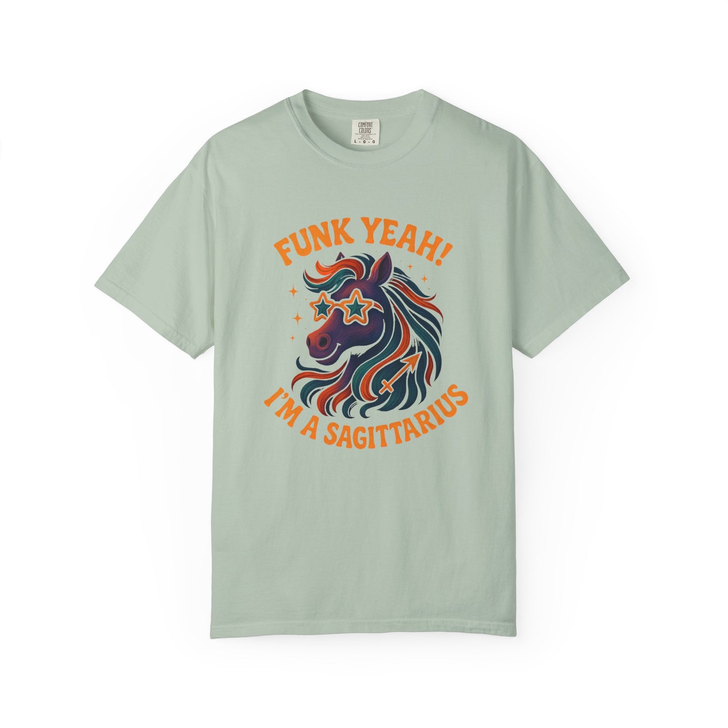 Funk Yeah! I’m a Sagittarius – Retro Colorful Tee Zodiac Shirt