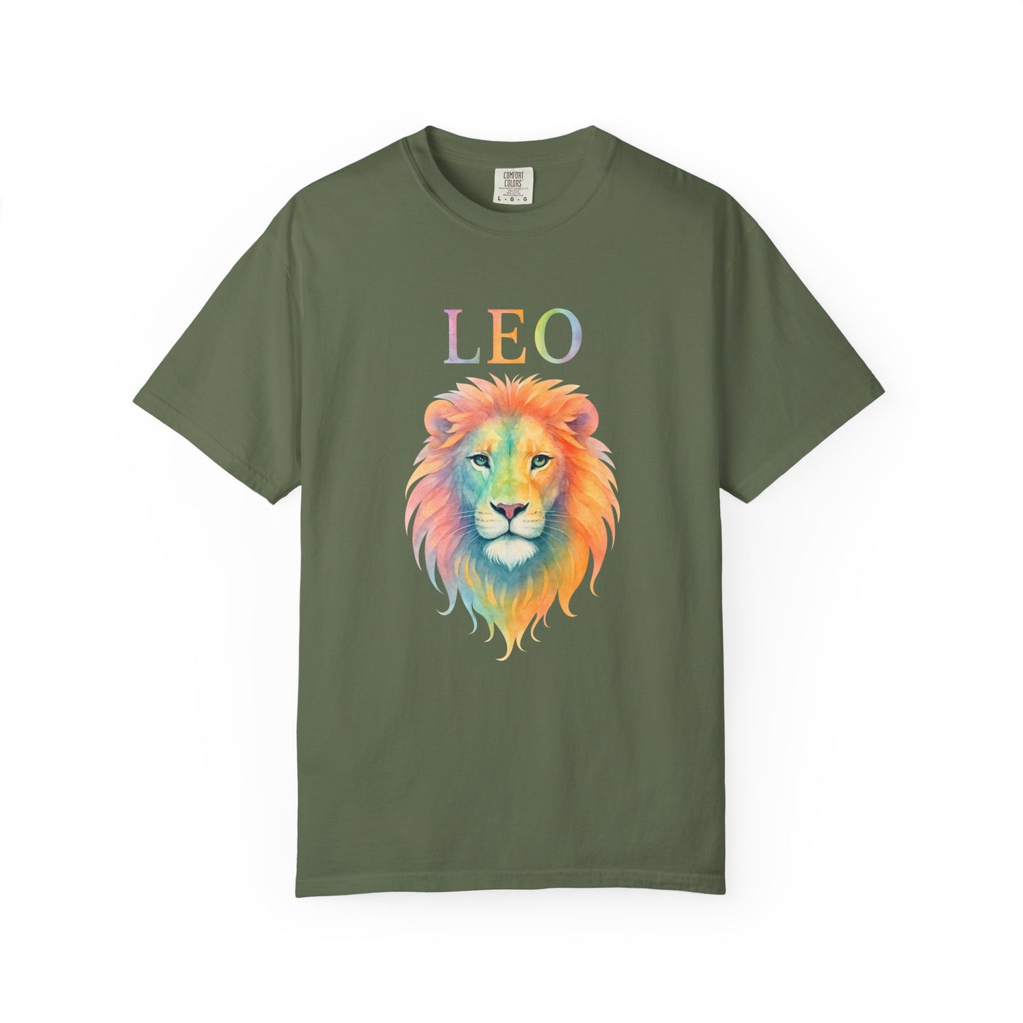 LEO Tee β Colorful Lion Zodiac Shirt