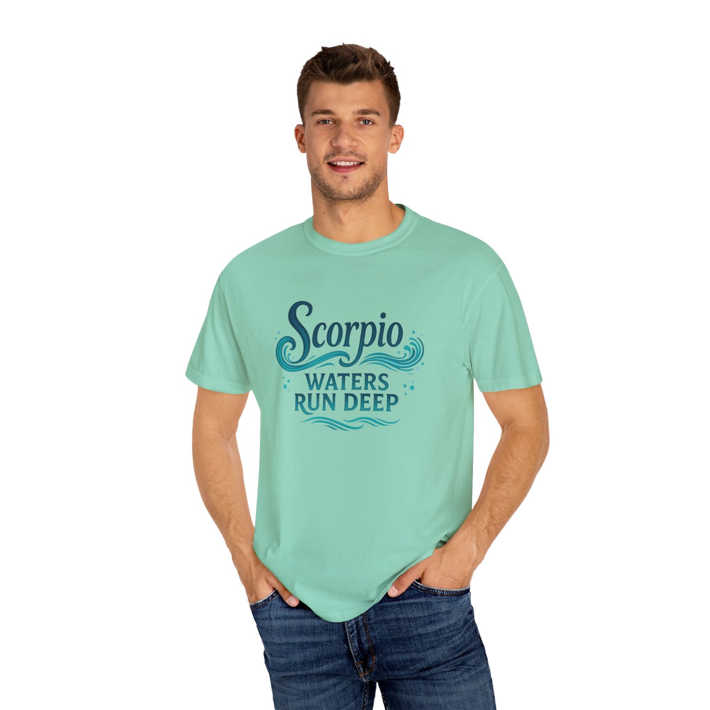 Scorpio Waters Run Deep – Colorful Tee Zodiac Shirt
