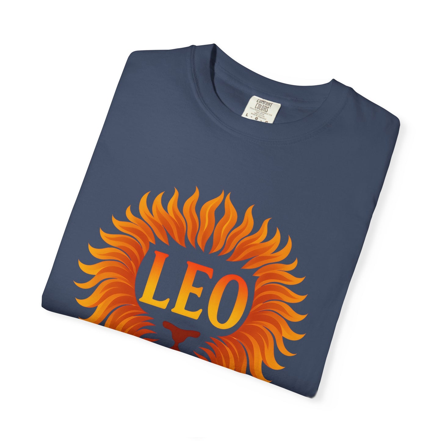 Leo Lion Flame Mane Tee - Vibrant Radiance