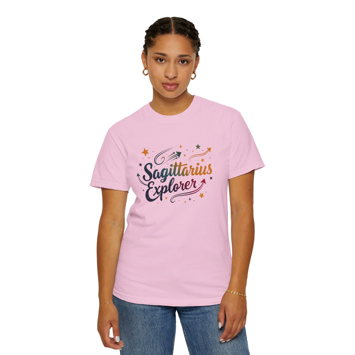 Sagittarius Explorer – Colorful Tee Zodiac Shirt