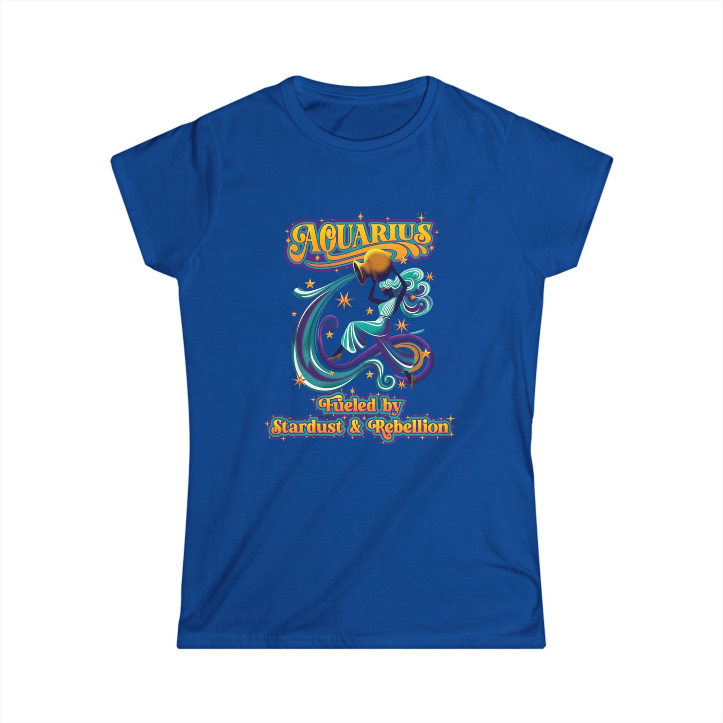 Aquarius Stardust & Rebellion - Women's Retro Tee