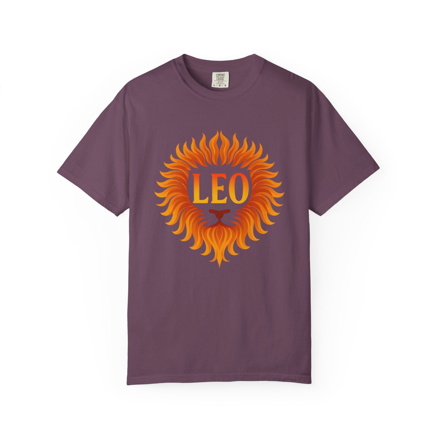 Leo Lion Flame Mane Tee - Vibrant Radiance
