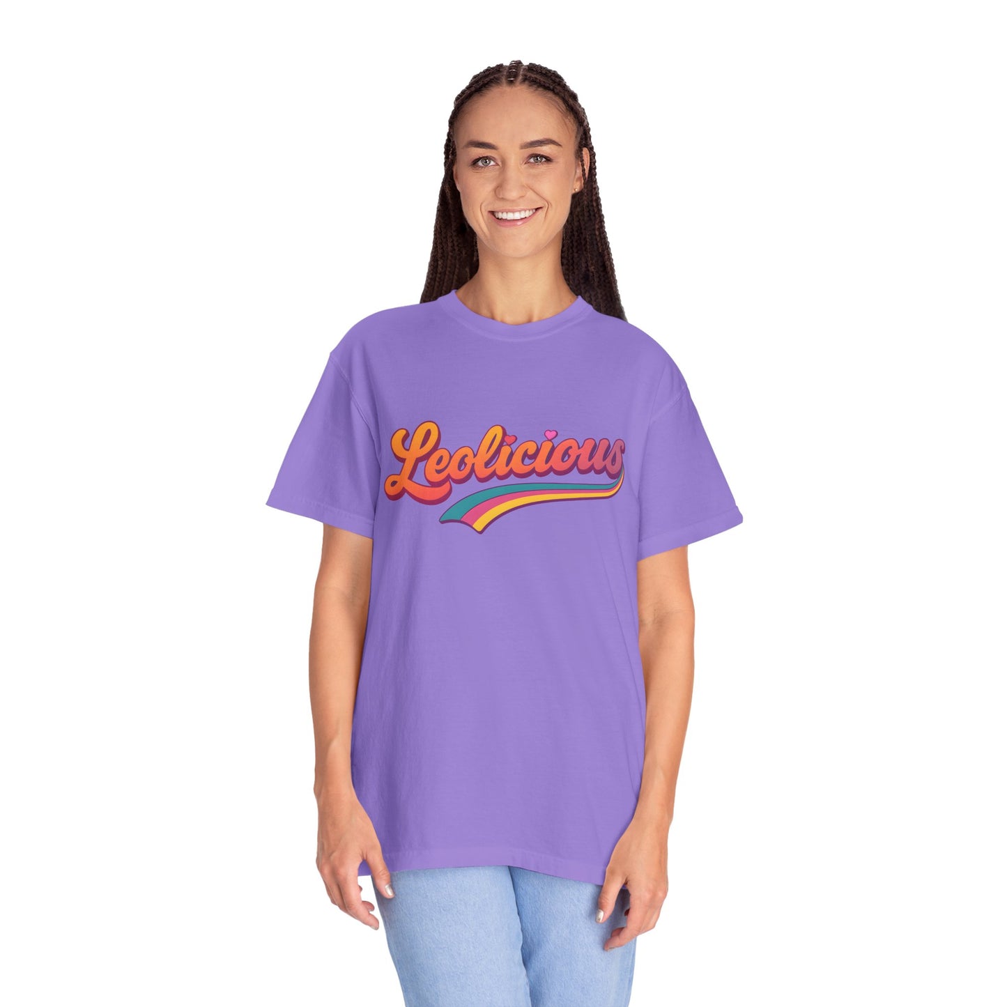Leolicious β Retro Groovy Leo Zodiac Tee