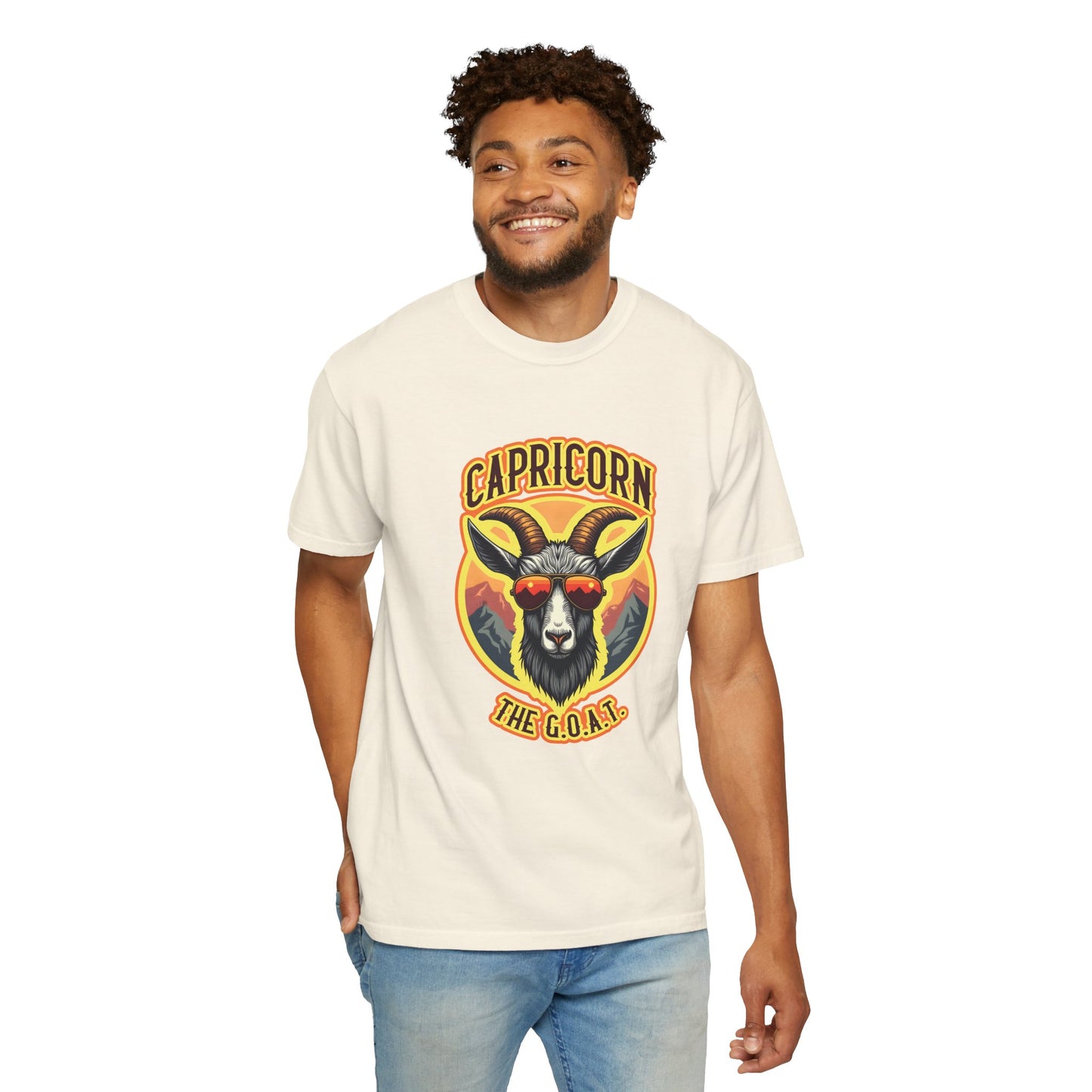 Capricorn The G.O.A.T – Mountain Majesty Zodiac Tee