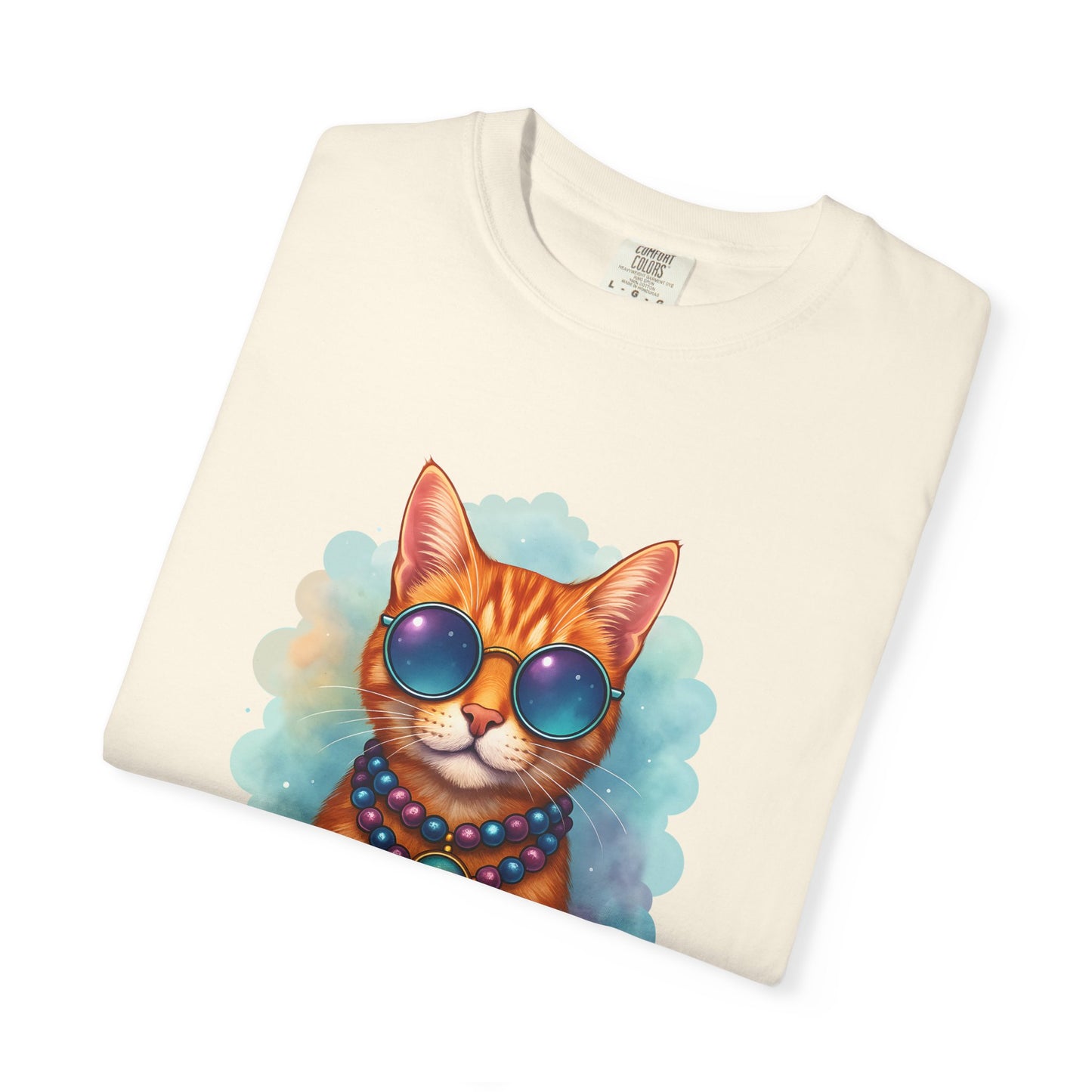 Aquarius One Cool Cat – Groovy Cosmic Kitty T-shirt