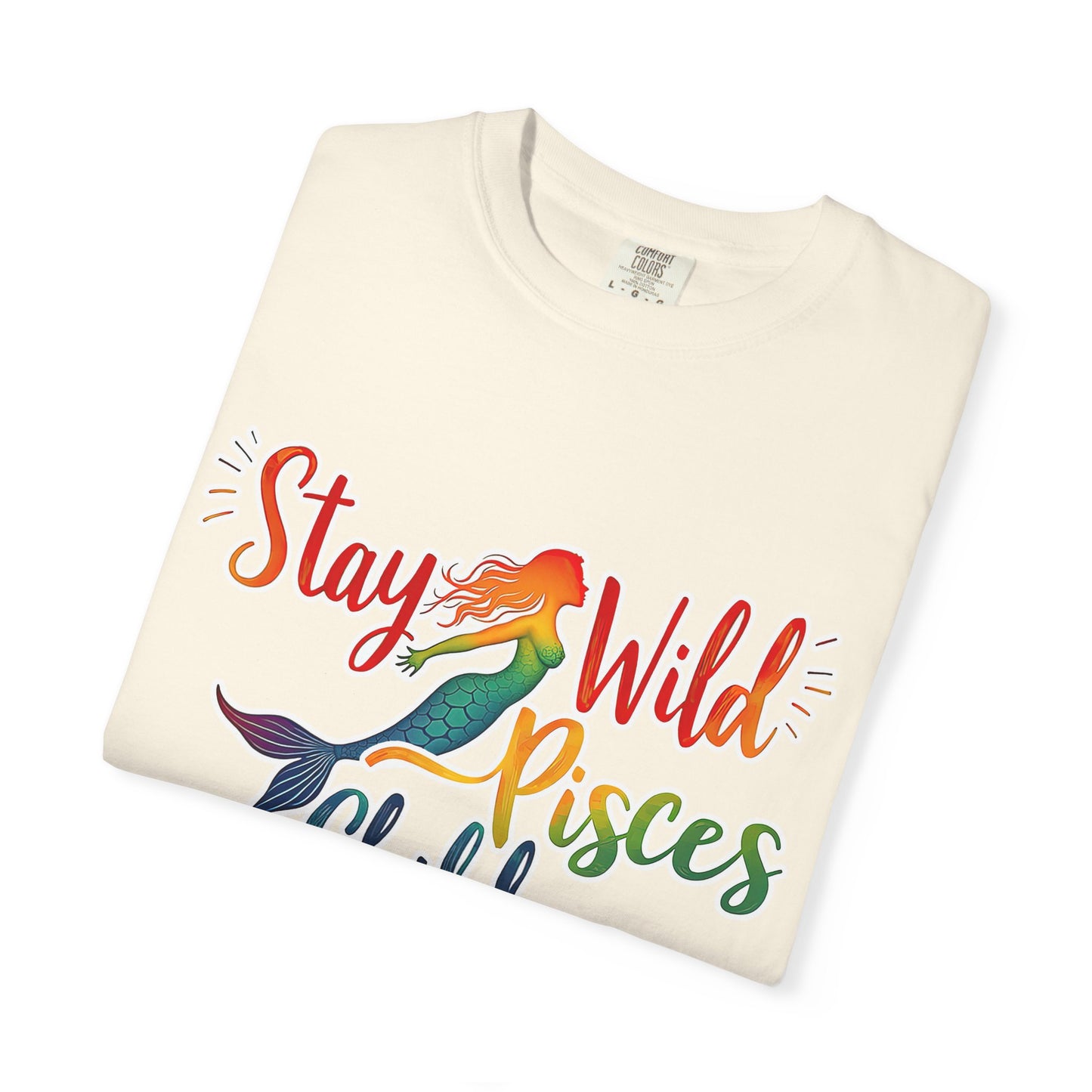 Stay Wild Pisces Child Tee β Colorful Mermaid Zodiac Shirt