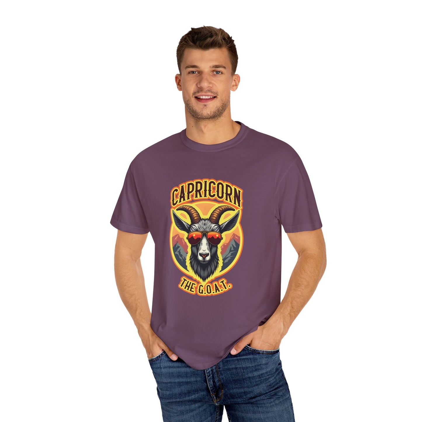 Capricorn The G.O.A.T – Mountain Majesty Zodiac Tee