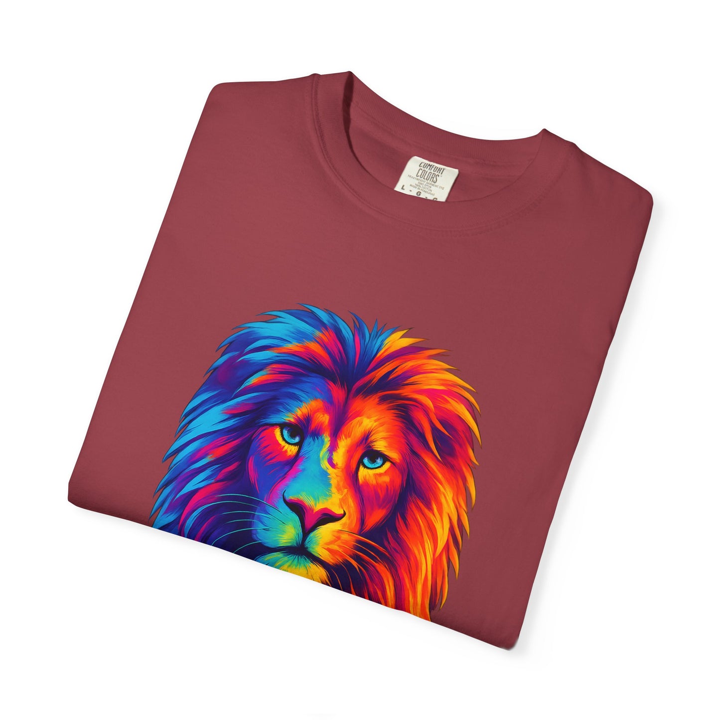 Rainbow Lion Tee – Vibrant & Fierce