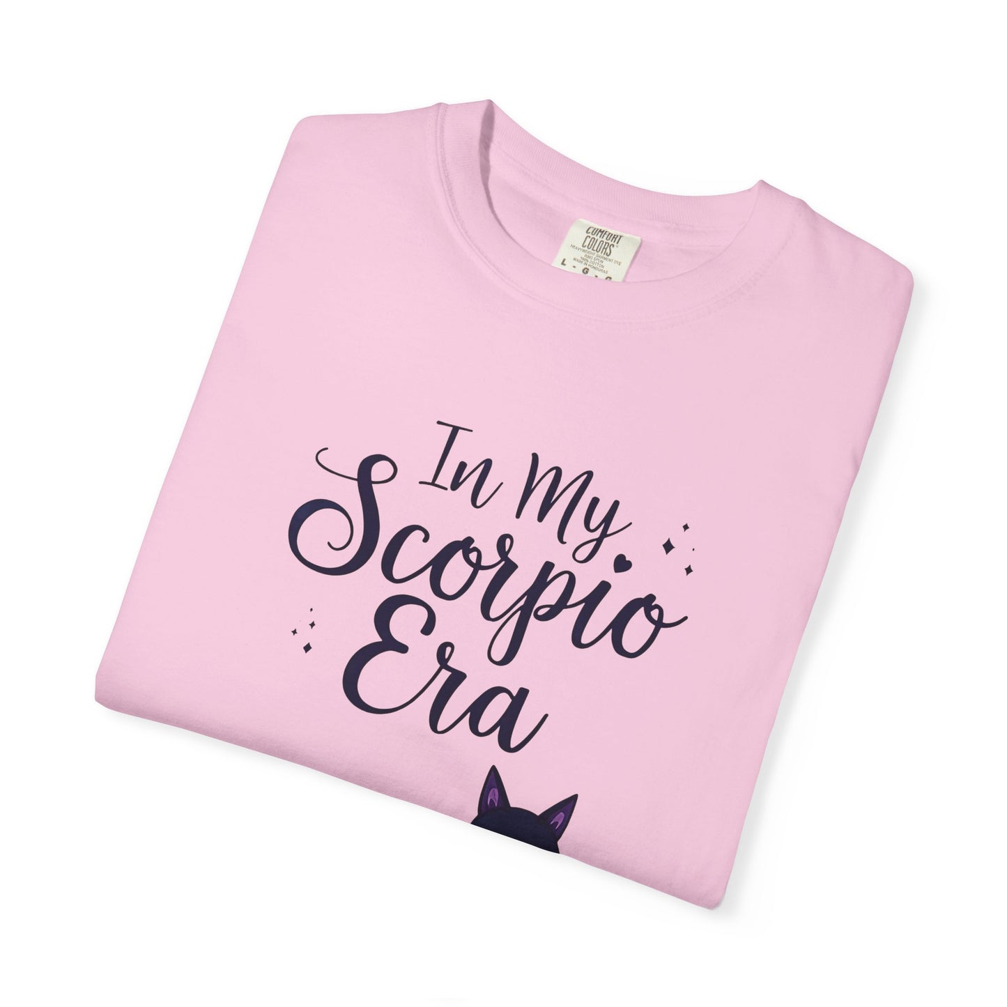 In My Scorpio Era – Mystical Black Cat Tee for the Zodiac Baddie