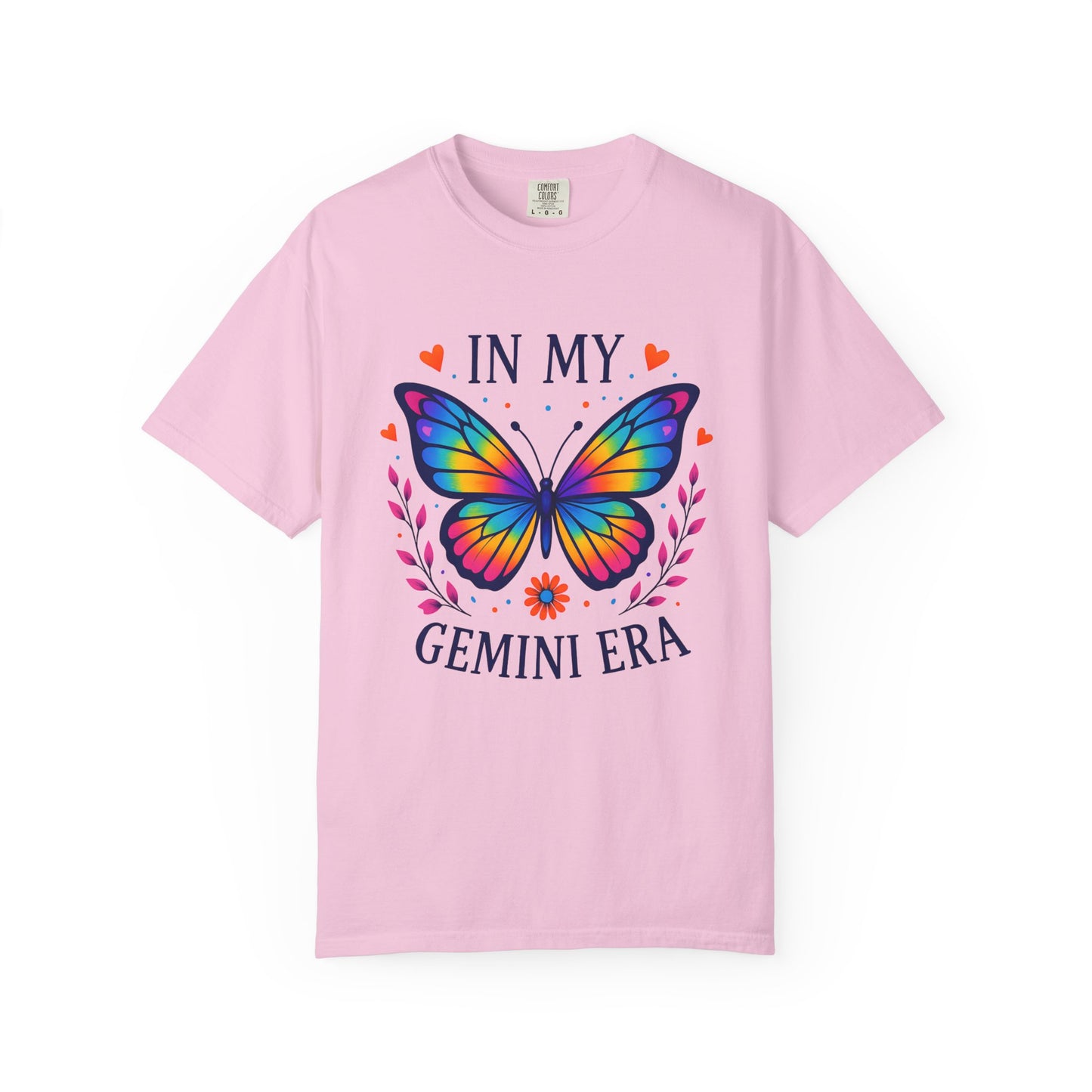 In My Gemini Era - Rainbow Butterfly Zodiac Tee
