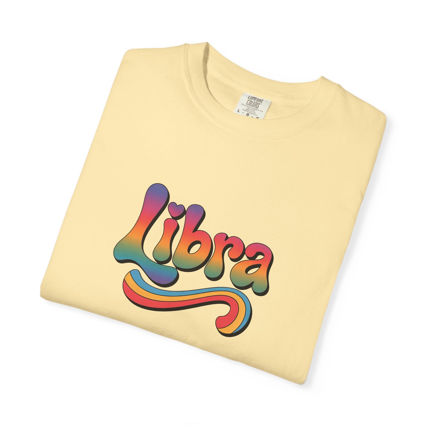 Libra β Retro Wavy Groovescape Zodiac Tee