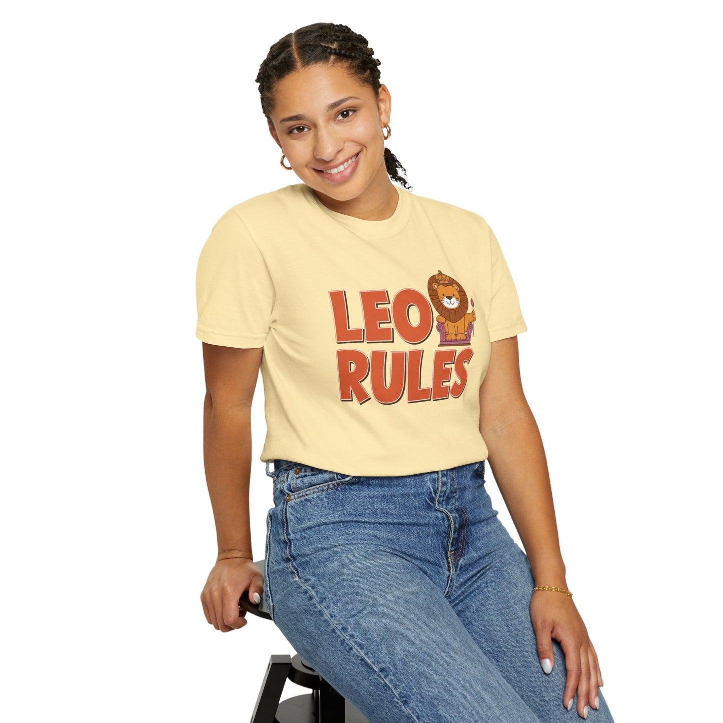 Leo Rules Tee – Funny Zodiac Shirt